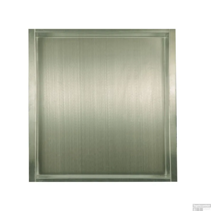 Finale Uitverkoop Inbouwnis Sanilux RVS voor in wand 30x30x7 cm