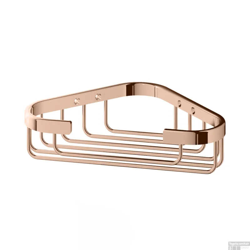 Hoekdraadkorf Hotbath Cobber Wandmodel Geborsteld Koper Living Colours Dagaanbieding