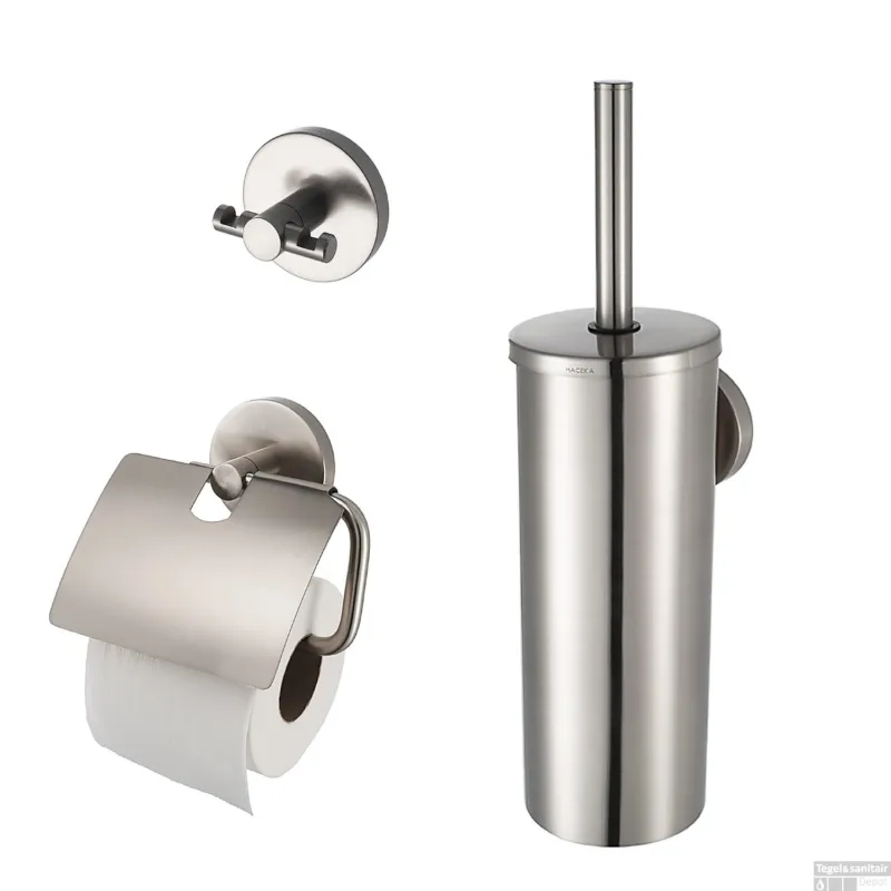 Finale Uitverkoop Toiletset Haceka Aqualux PRO2500 RVS Look