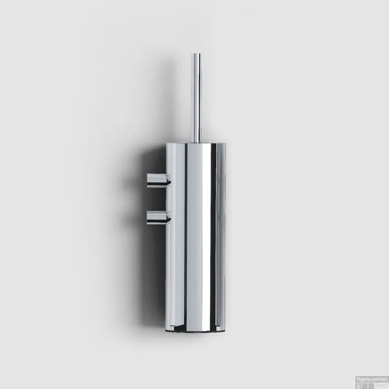 Gecertificeerd Toiletborstelgarnituur Clou Sjokker 37.2cm Wandmodel Chroom