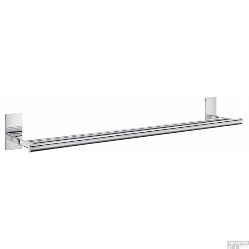 Flitsaanbieding Handdoekhouder Smedbo Pool Met Dubbele Spijlen 63 x 11.5 cm Chroom