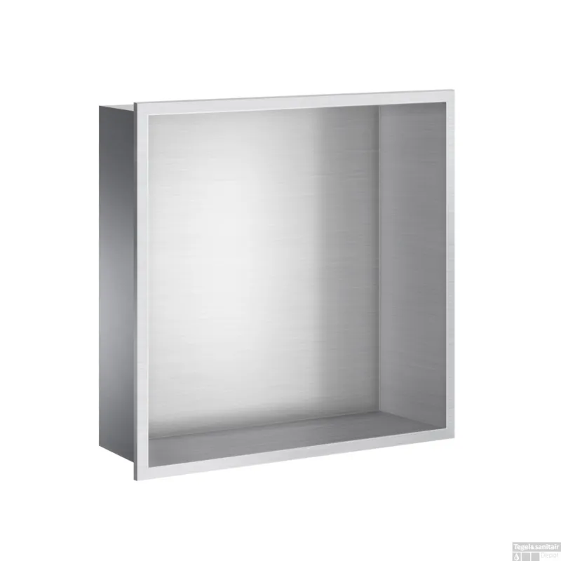 Weekendaanbieding Inbouwnis Smedbo Sideline 30x30 cm Geborsteld Edelstaal