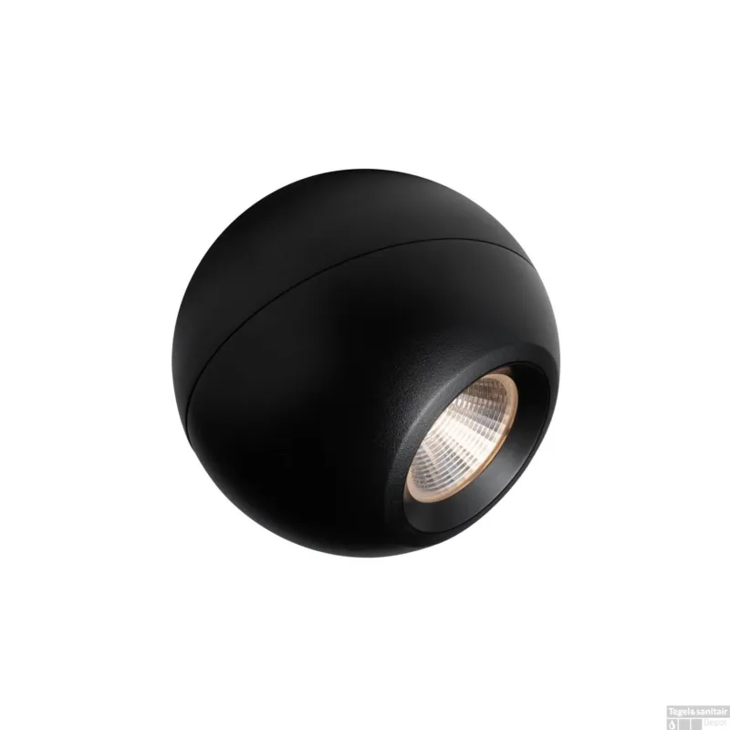 Opbouwspot BWS Sidney 10.2x8.4 cm Zwart Favoriet