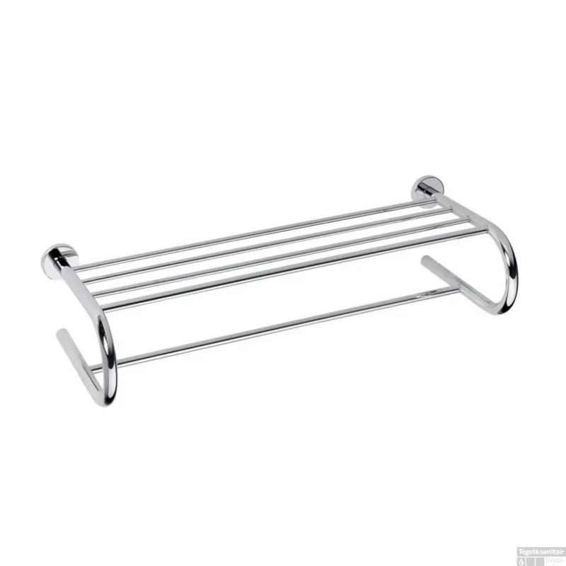 Handdoekhouder Sapho X-Round Hangend met Opbergruimte 65 cm Chroom Premium