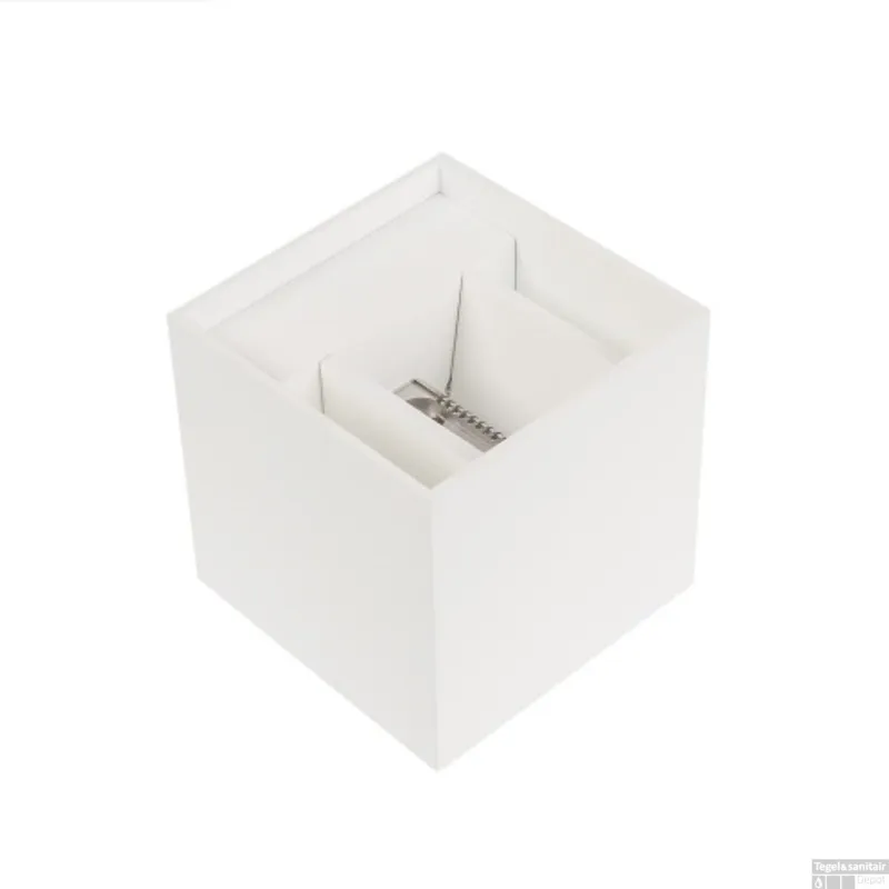 Wandlamp met LED-Verlichting NJOY Cube Wit 6 Watt Nu Kopen