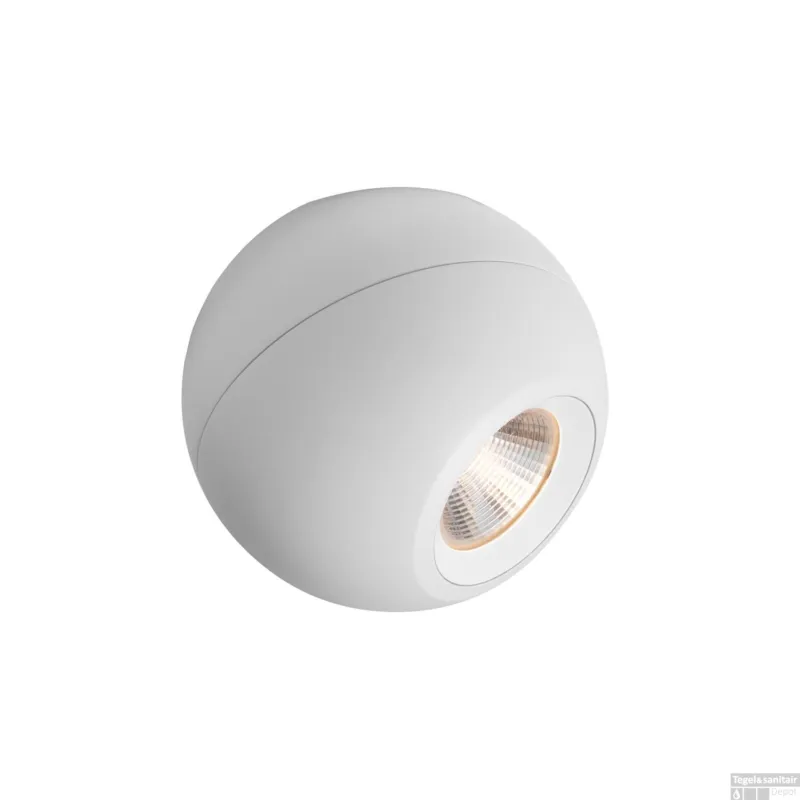 Opbouwspot BWS Sidney 10.2x8.4 cm Wit Gereduceerde Prijs