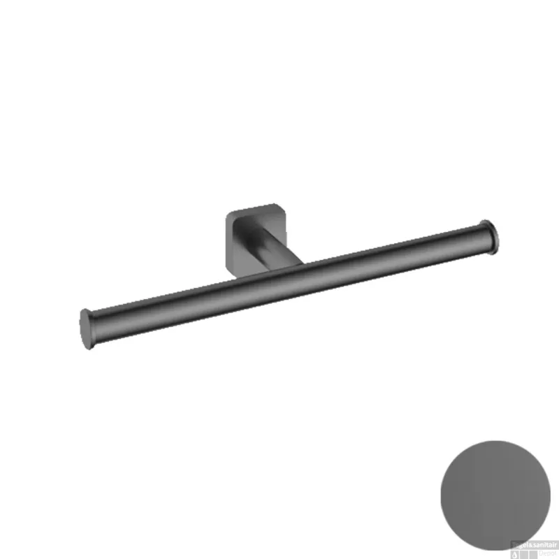 Dubbele Toiletrolhouder Hotbath Gal Geborsteld Gunmetal PVD Finale Uitverkoop