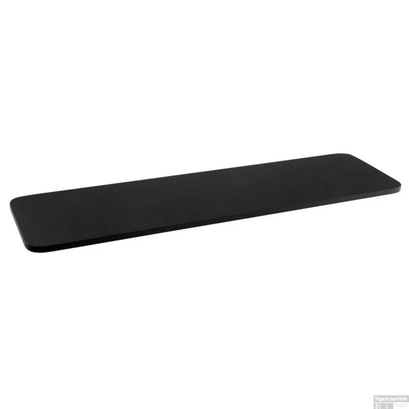 Actieprijs Badplank Sapho Reduta 82x20 cm Zwart