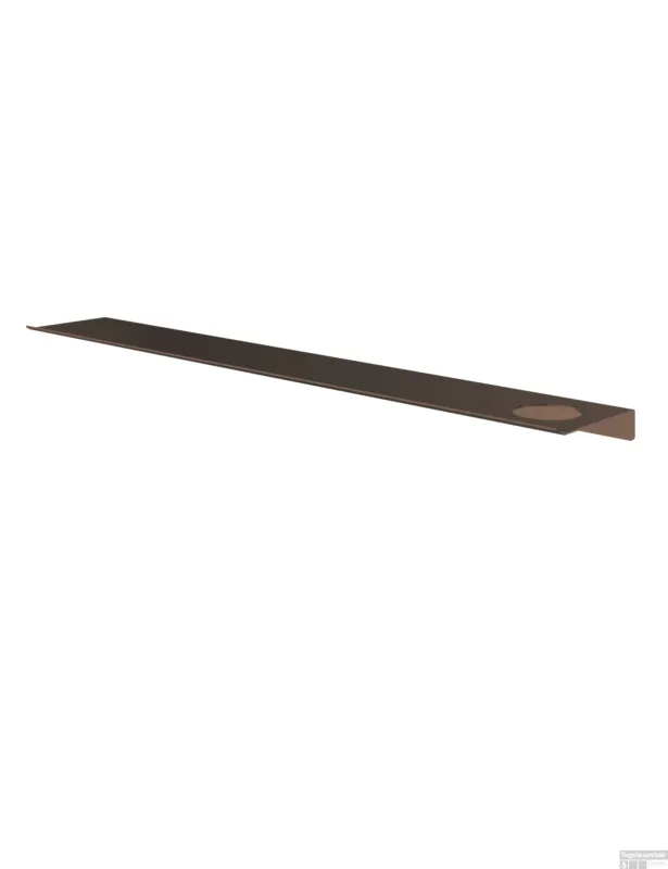 Hotbath &More Planchet 80 cm inclusief bevestigings rails met 1 uitsparing voor een zeepdispenser of beker Tuscan bronze Bestseller