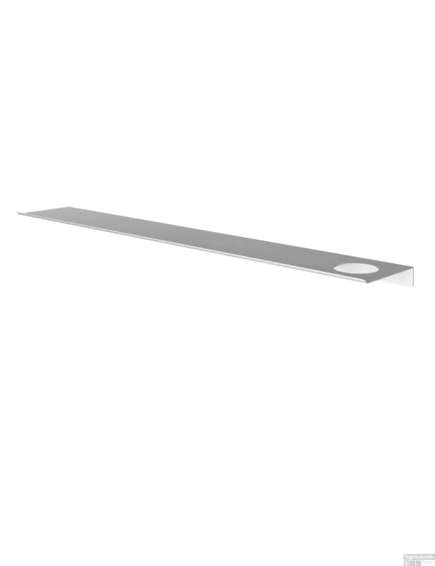 Hotbath &More Planchet 80 cm inclusief bevestigings rails met 1 uitsparing voor een zeepdispenser of beker Mat wit Lage Prijs