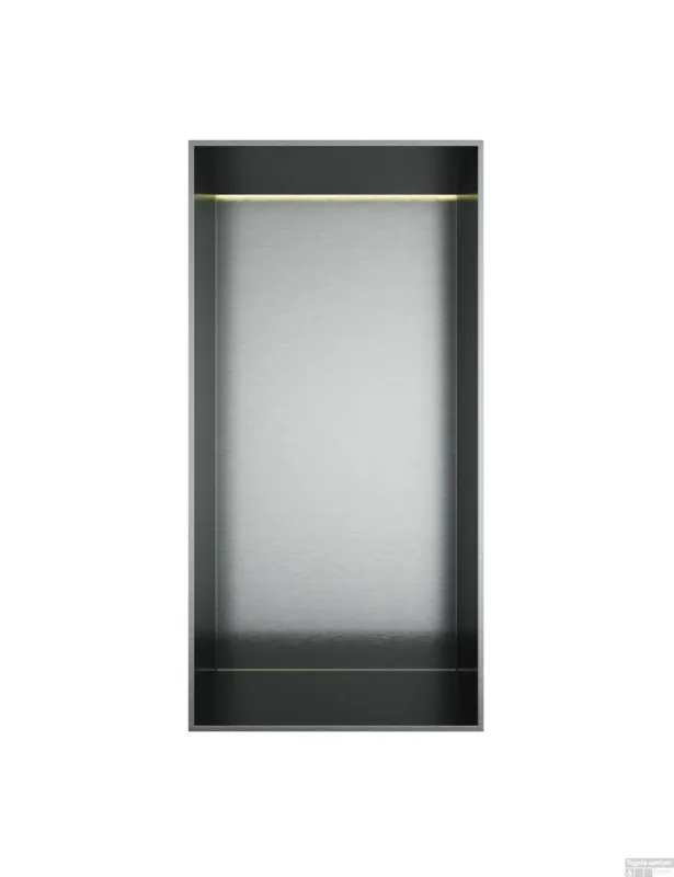 Alleen Vandaag Hotbath &MORE Inbouwnis 30x15x10cm frameless + LED RVS 316