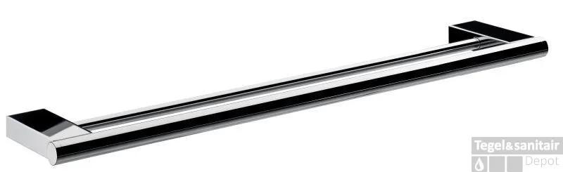 Express Levering Emco System 2 Handdoekhouder 60 Cm. Dubbel Chroom