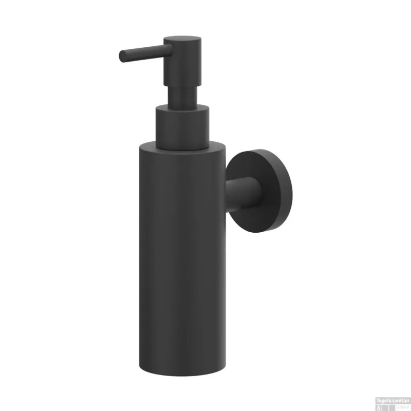 Zeepdispenser IVY Wandmodel Mat Zwart PED Hoge Kwaliteit
