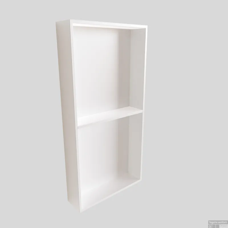Shop Nu In Of Opbouwnis BWS 89.5x29.5x8 cm met 2 Schappen Wit