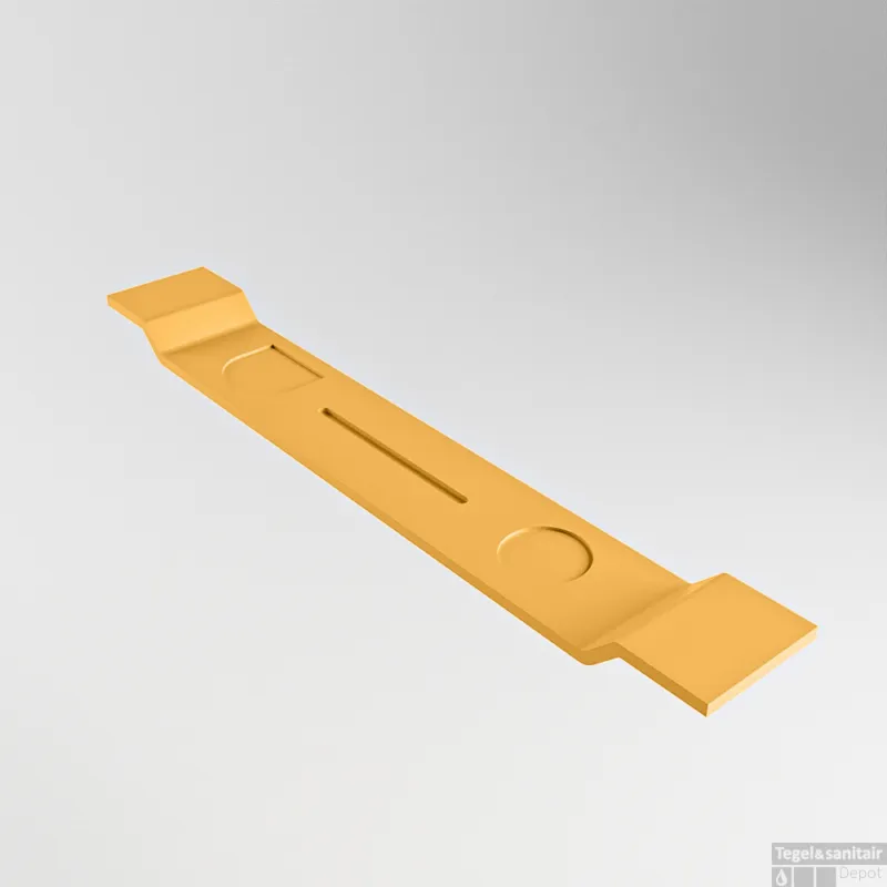 Bestseller MONDIAZ EASY Badplank 86cm solid surface kleur Ocher
