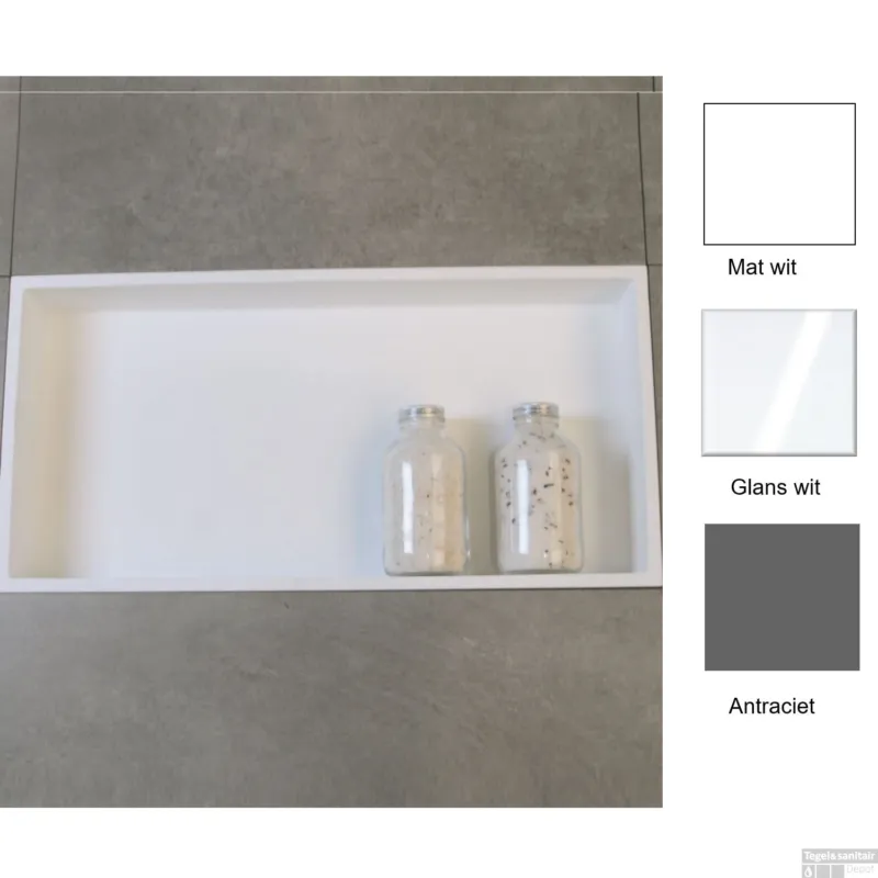Inbouwnis Luca 59.5x29.5x8 cm (in 3 kleuren verkrijgbaar) Bestseller