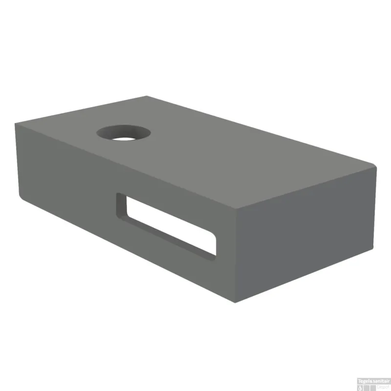 Aanbieding Fontein Planchet Best Design Malo Solid Surface 40x21x10 cm Grijs