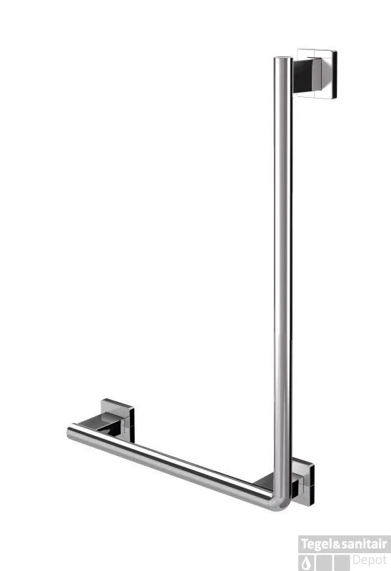 Emco System 2 Hoek Handgreep L-vormig Links Chroom Direct Beschikbaar