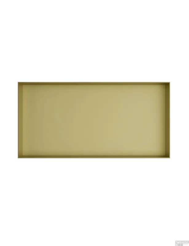 Hotbath &MORE Inbouwnis 30x60x10cm frameless Geborsteld Messing PVD Laatste Versie