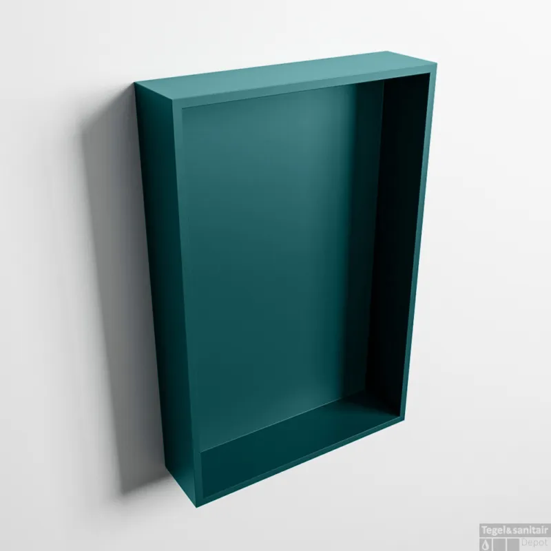 MONDIAZ EASY Nis 44,5x29,5cm in solid surface kleur Smag Smag. 1 vak geschikt voor in- of opbouw Exclusieve Aanbieding