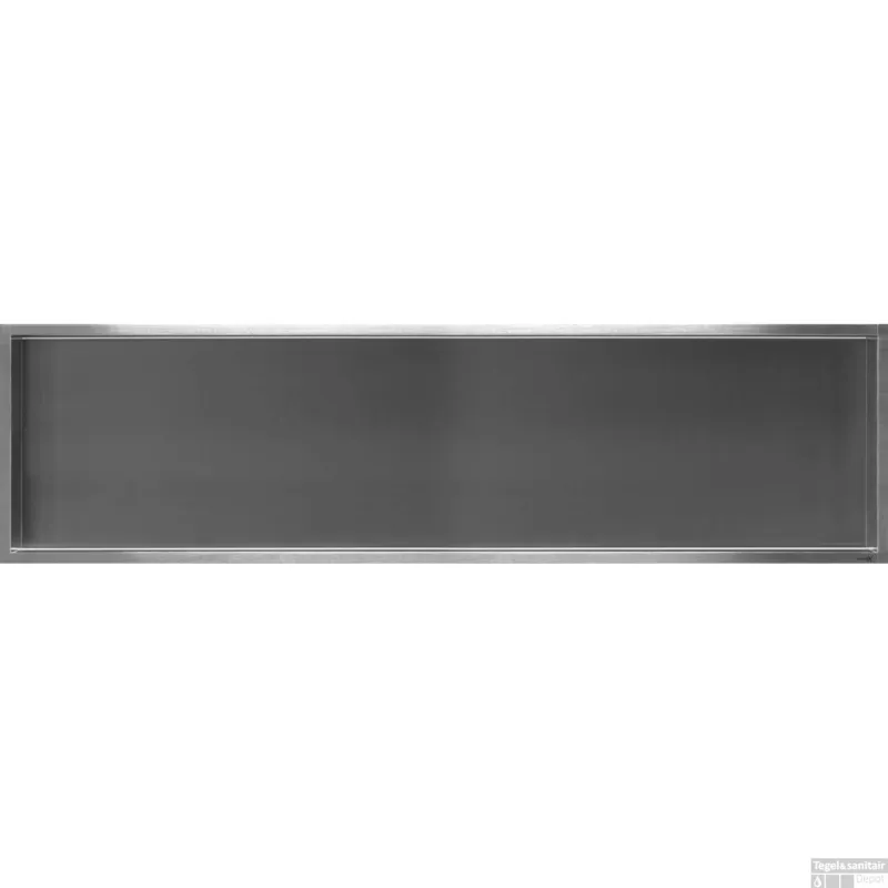 Inbouwnis LoooX boX 120x30x7 cm RVS Premium