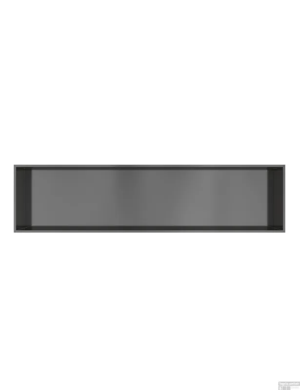 Hotbath &MORE Inbouwnis 30x120x10cm Geborsteld Gunmetal PVD Goedkoop