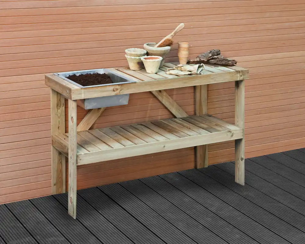 Werkbank Met Zinken Bak 122x46x82cm Koop Online