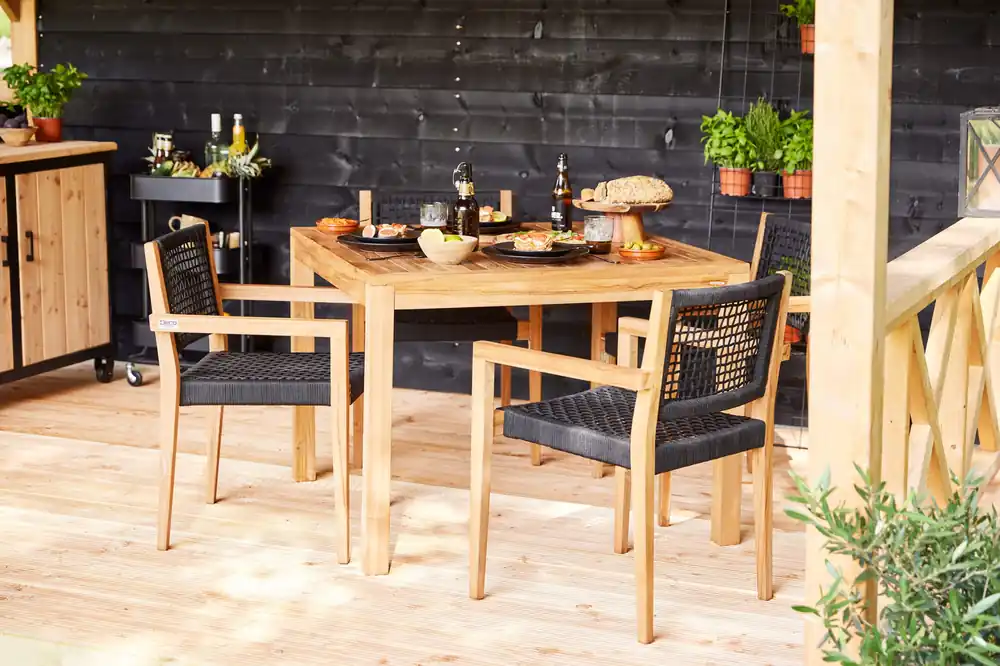 Speciale Aanbieding Tuinset Hardhout Teak Toledo 5-delig