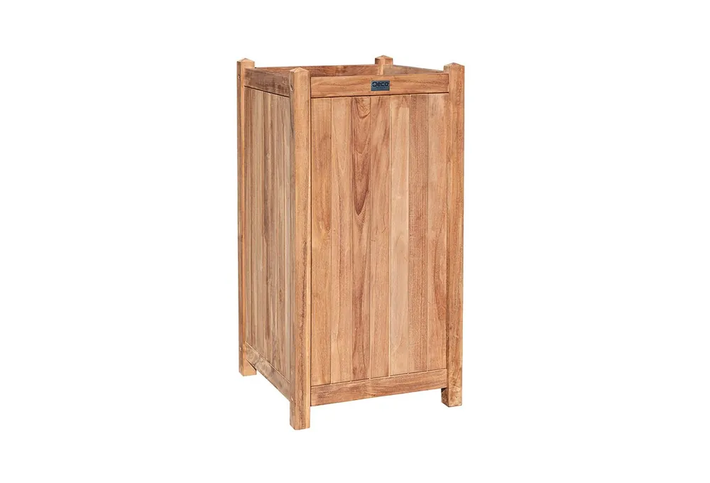 Hoge Kwaliteit Plantenbak Java Teak Hardhout 45 x 45 x 90 cm