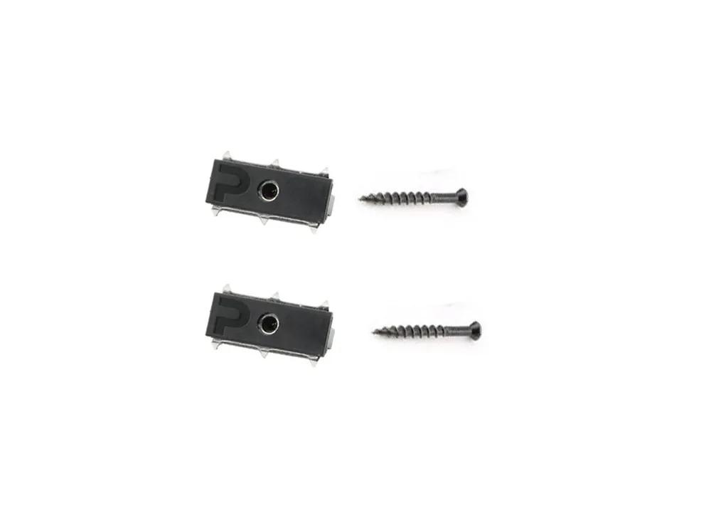 PuraFix Vlonderplank Clips RVS Zwart Voor Blinde Bevestiging - Set 100 Stuks Betrouwbaar