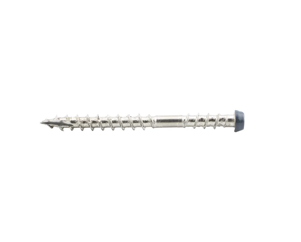 PuraFix Vlonderplank Schroef RVS 5,3 x 58 mm - Dark Grey - Set 75 stuks Direct Verzonden