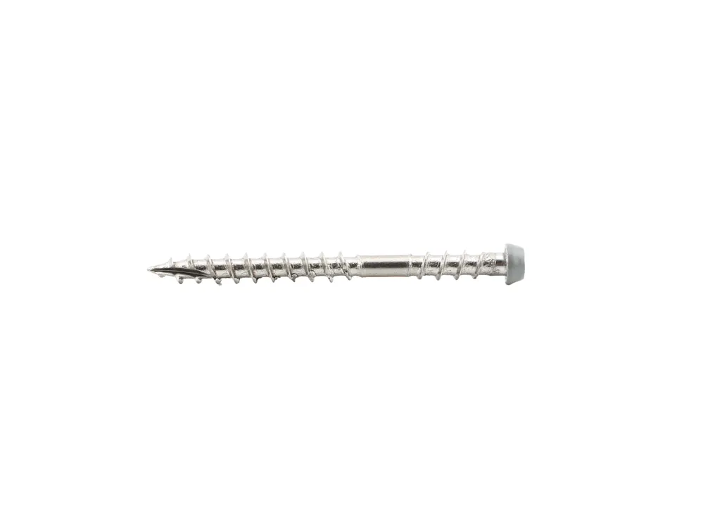 Superprijs PuraFix Vlonderplank Schroef RVS 5,3 x 58 mm - Light Grey - Set 75 stuks
