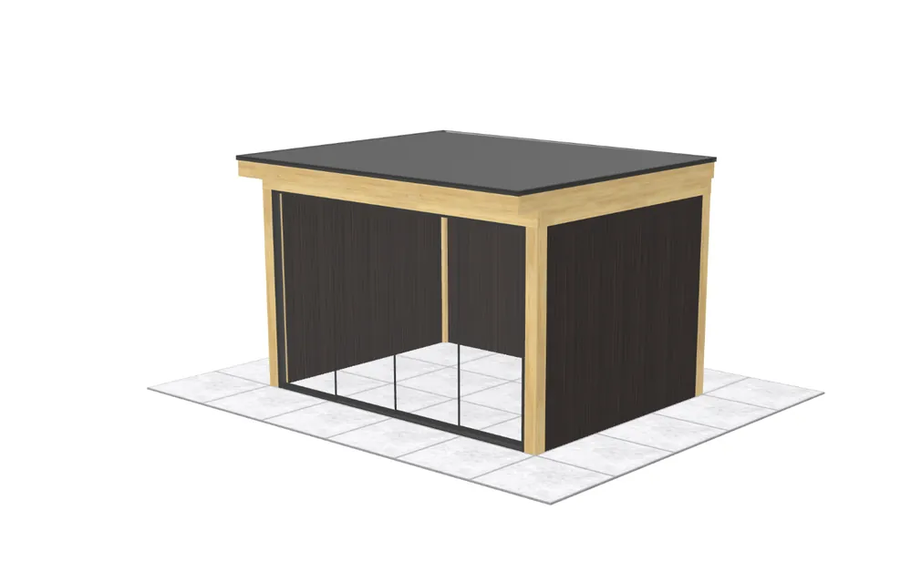 DHZ Overkapping Tivano by Gadero - Douglas 400 x 300 cm - Type 2 Meest Verkocht