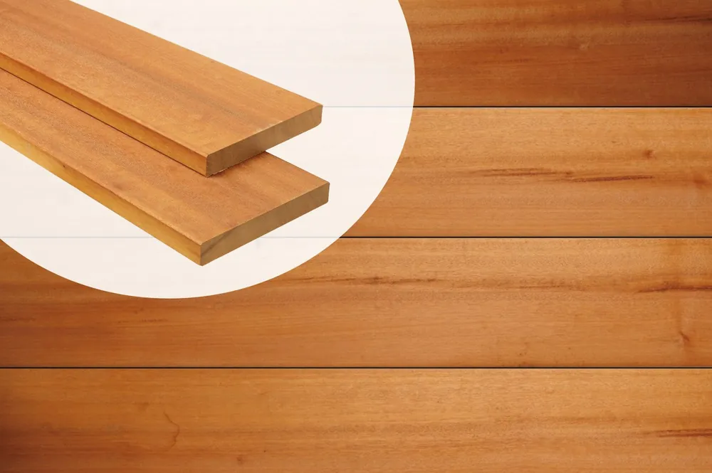 Alleen Vandaag Vlonderplank Timborana Hardhout 2.1 x 14.5 cm Glad Geschaafd/Gedroogd Premium FAS - 550 cm