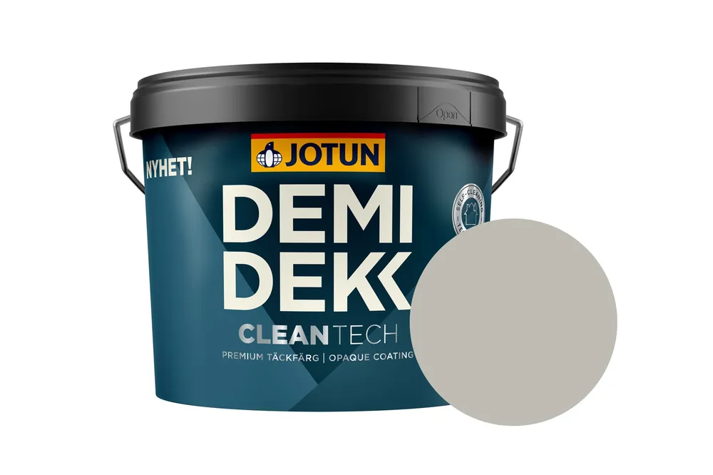 Actieprijs Jotun Demidekk Cleantech Beits – Dekkend Zijdeglans – Antikkgra - 0,75 l