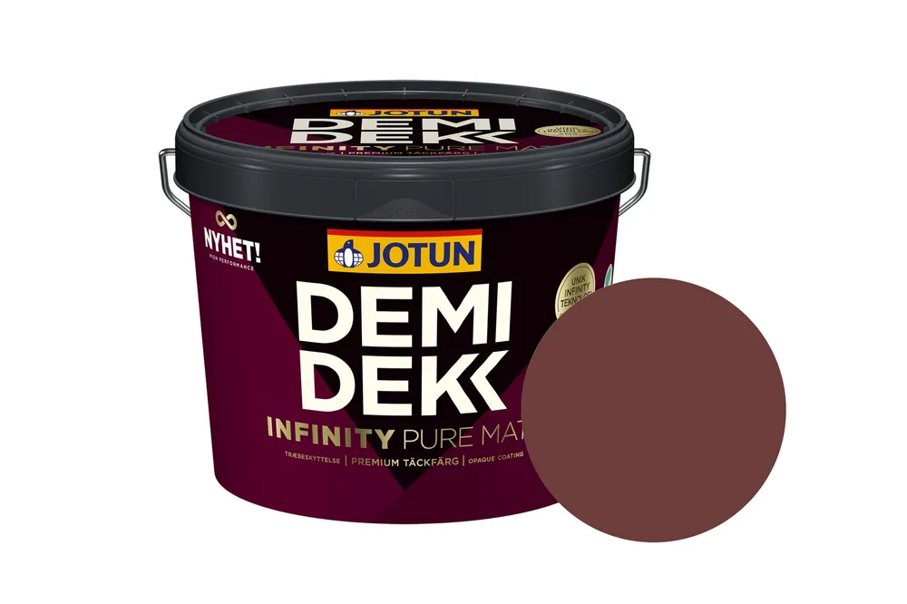 Actieprijs Jotun Demidekk Infinity Pure Matt Beits – Dekkend Mat - Mørk Rubin - 0,75 l