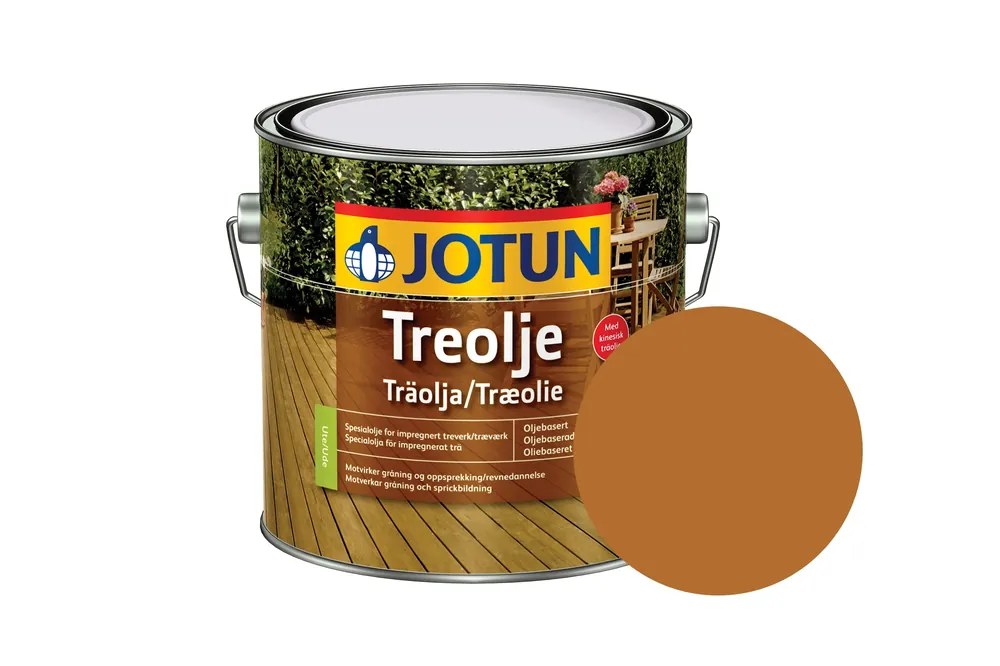 Actieprijs Jotun Treolje (Solvent) Olie - Lavarød (3L)