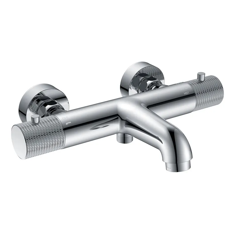 Badmengkraan Thermostatisch Wiesbaden Ridged Hartafstand 15 cm Chroom Betaalbaar
