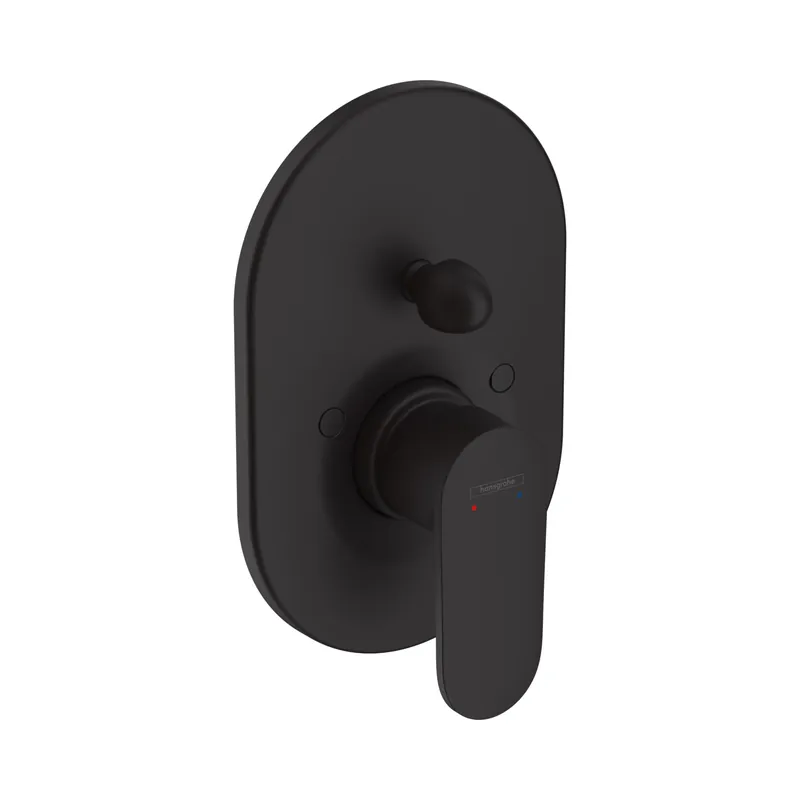 Inbouw Badmengkraan HansGrohe Vernis Blend Eengreeps Ovaal Mat Zwart Aanbieding