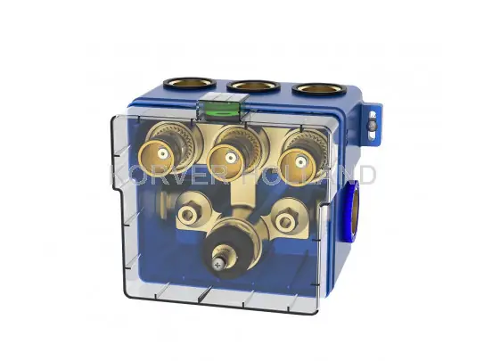 Weekendaanbieding Douchethermostaat Inbouwbox Wiesbaden Caral Klik Pro 3-weg