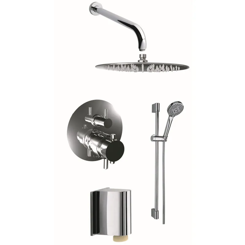 Rechtstreeks Van De Fabrikant Regendoucheset Inbouw Bongio Shower Set met Handdoucheset Chroom