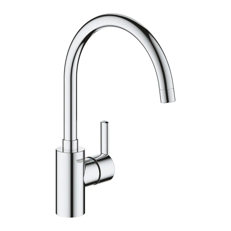 Nieuw Keukenkraan Grohe Feel Mengkraan 1-Gats Met Instelbare Hoge Uitloop Chroom