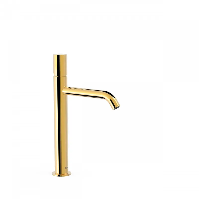 Veilige Betaling Wastafelmengkraan Tres Study Exclusive 32,5 cm 1-Knop Rond Goud