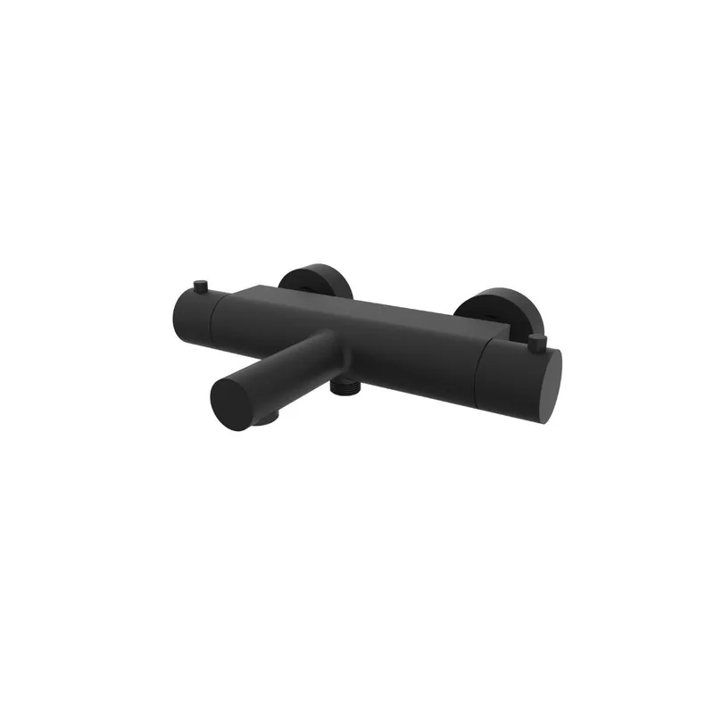 Thermostatische Badmengkraan Boss & Wessing Met Cool Touch Mat Zwart Hoge Kwaliteit