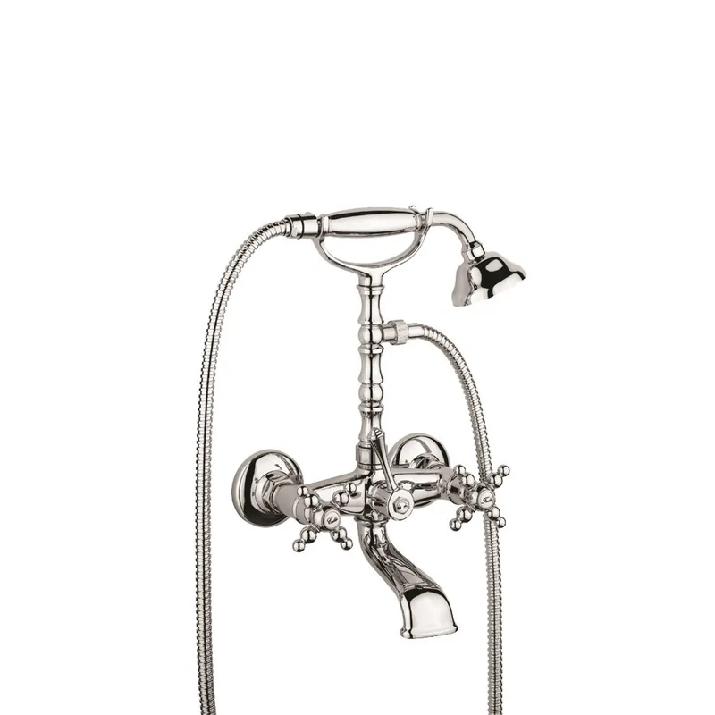 Direct Verzonden Badset Sanimex Giulini Opbouw Kruisgreep HoH 15cm Incl. Handdouche Chroom