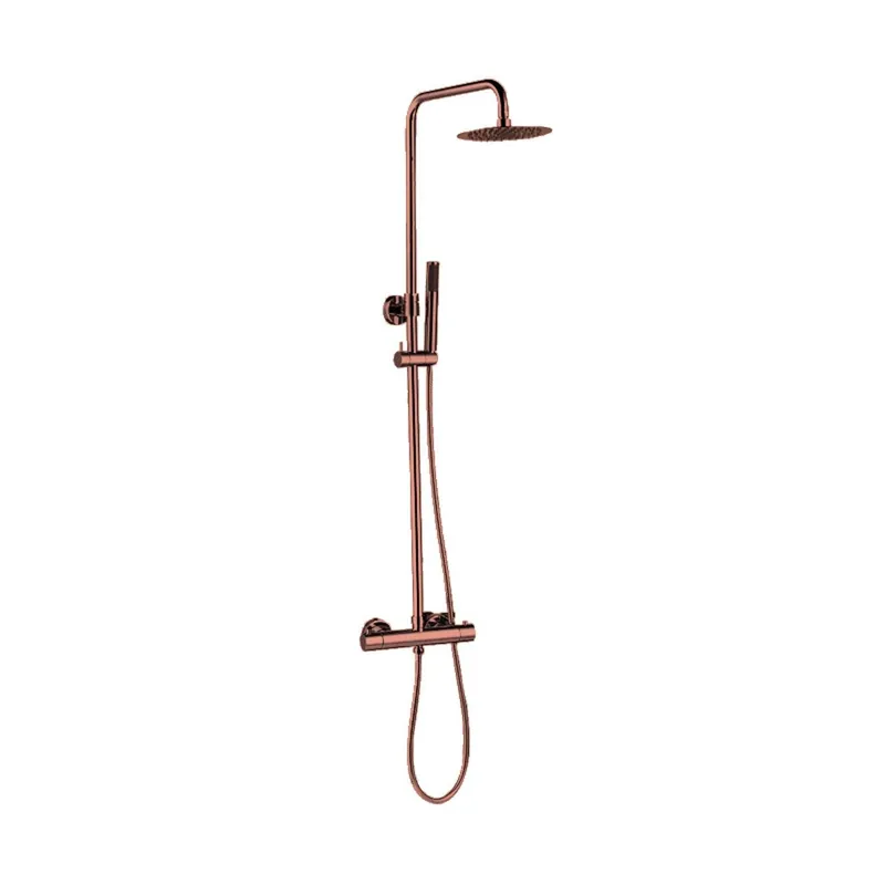 Regendoucheset Opbouw Best Design Lyon Thermostaatkraan Ø 20 cm Mat Rose Goud Merkproduct