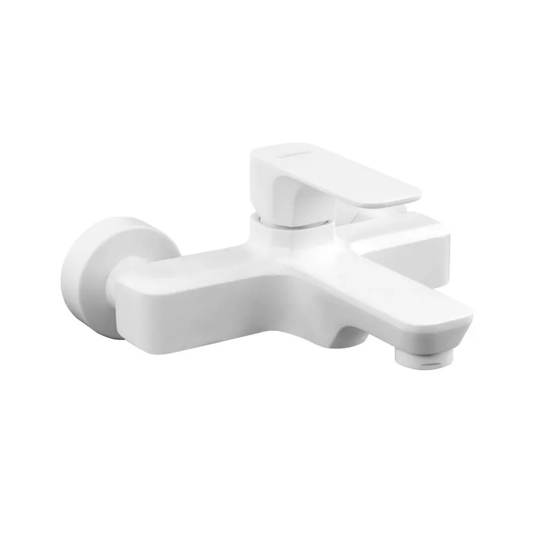 Opbouw Badkraan Sapho Spy Mengkraan 1-hendel 19.5 cm Mat Wit Gereduceerde Prijs