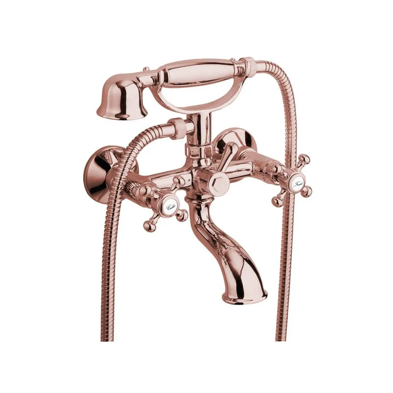 Badmengkraan Sapho Antea met Handdouche 2-knop 11 cm Rose Goud Tijdelijk Beschikbaar