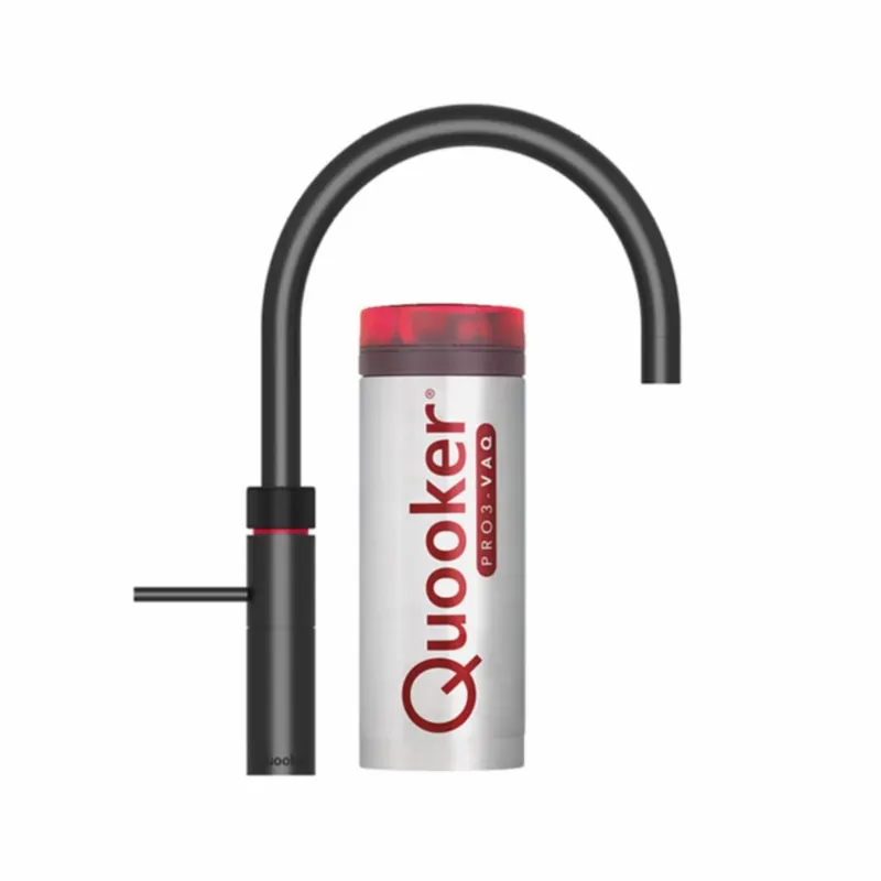 Fusion Round Mat Zwart Met Pro3 Vaq Boiler Hete Deal