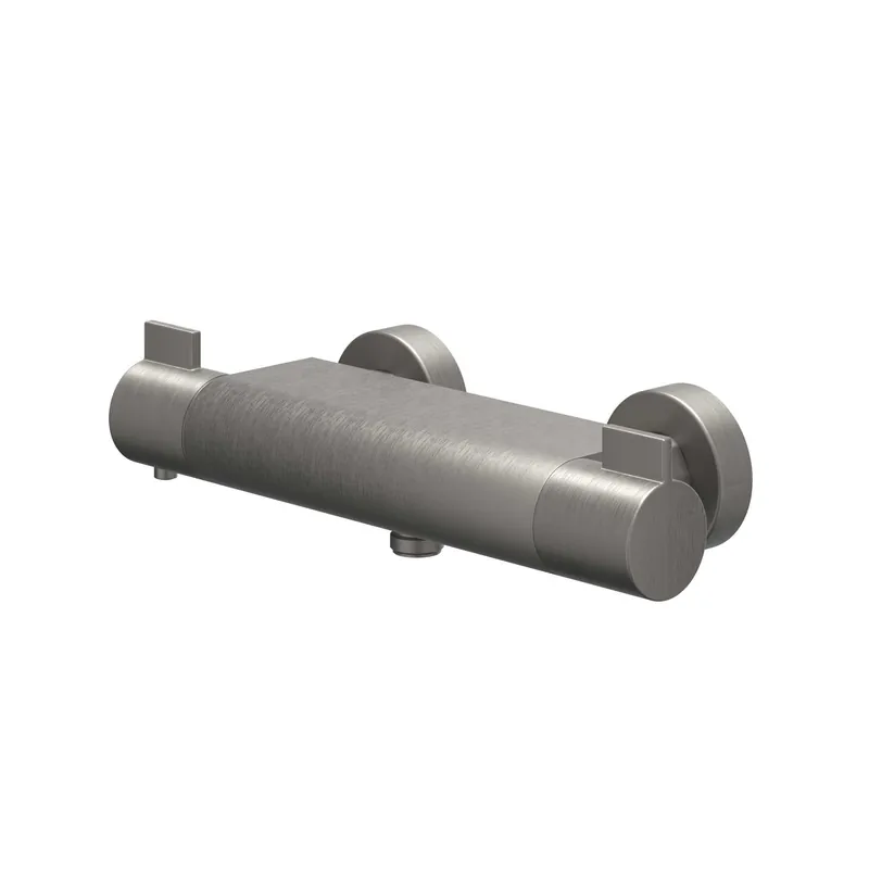 Populair Douchethermostaatkraan IVY Pact Opbouw Cooltouch Geborsteld Metal Black PVD
